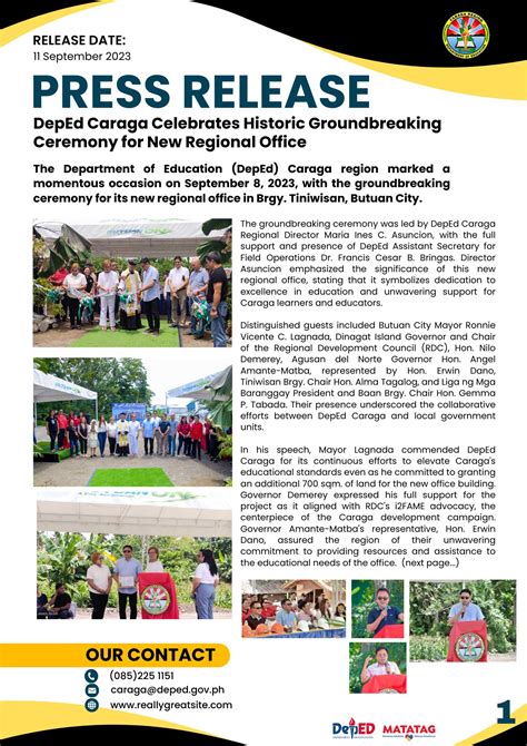 deped caraga memorandum|CARAGA – Press Releases .